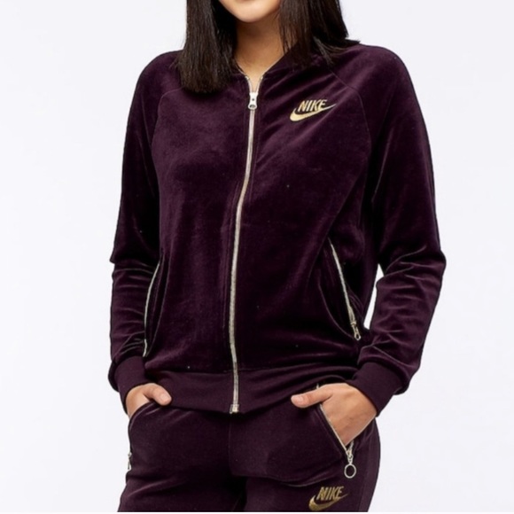 velour nike jacket